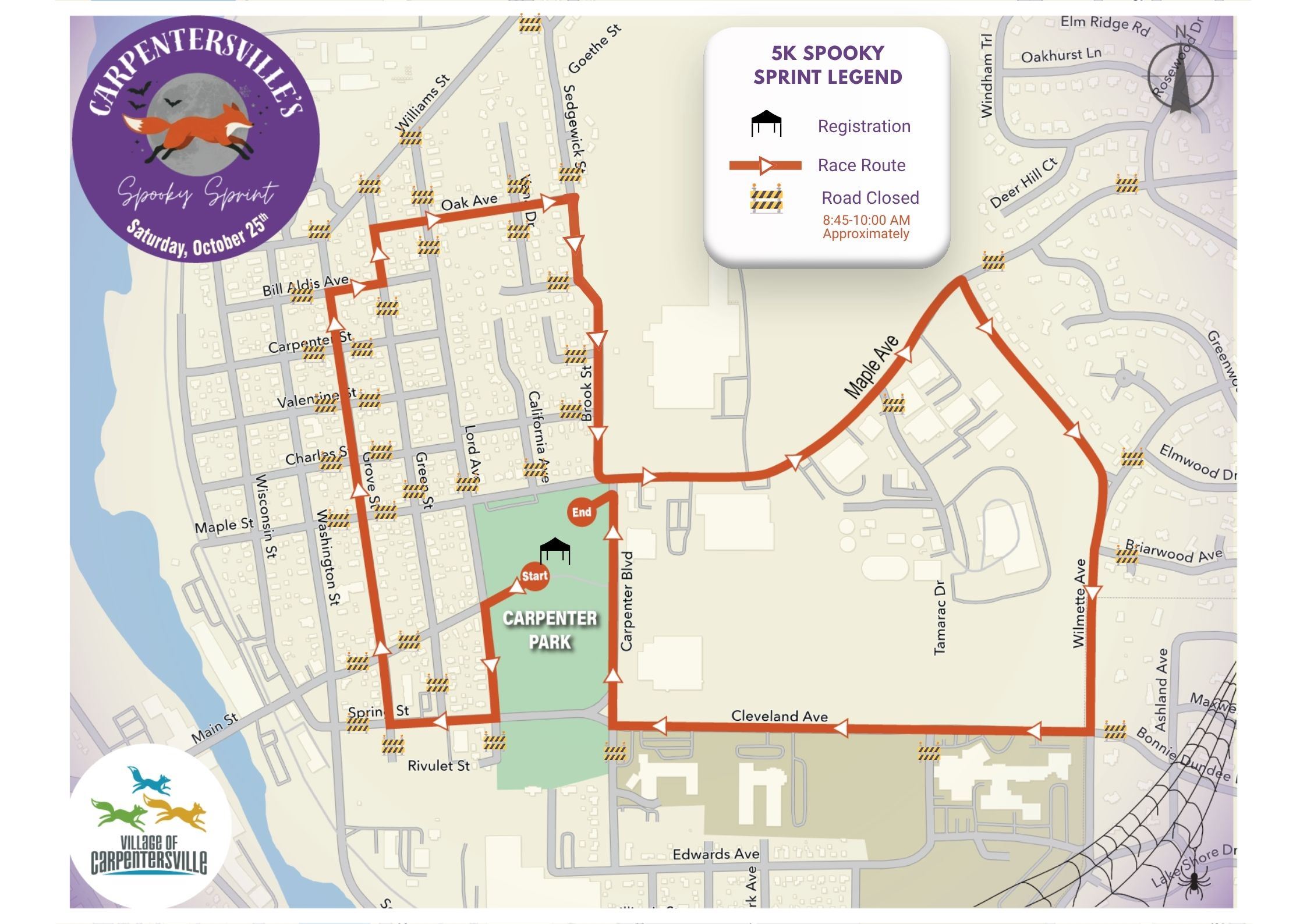Spooky Sprint 5K- OPS MAP- PUBLIC