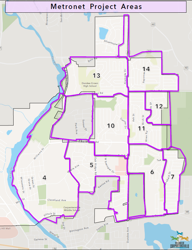 Metronet Projects Areas